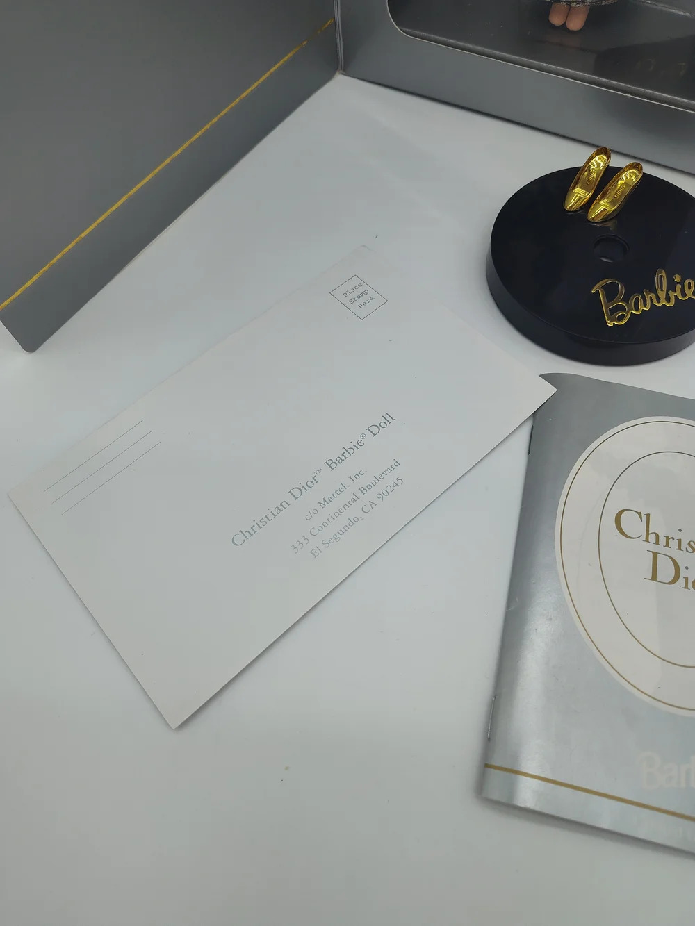 1995 Christian Dior Barbie Limited Edition Mattel Collectible NRFB Set Vintage - Picture 8 of 12